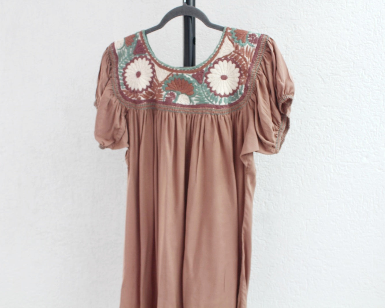 Blusa Aguacatenango Cafe Claro Menta