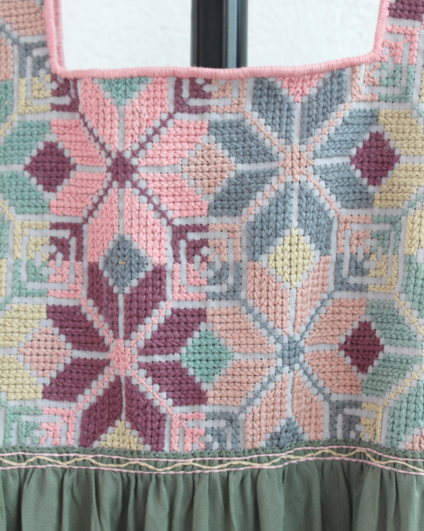 Vestido Teresa Menta Rosa Unitalla
