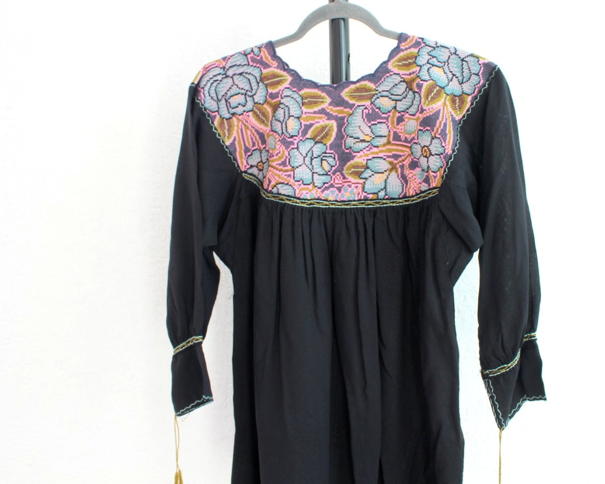 Blusa Cristina  Negro Rosa 2XL