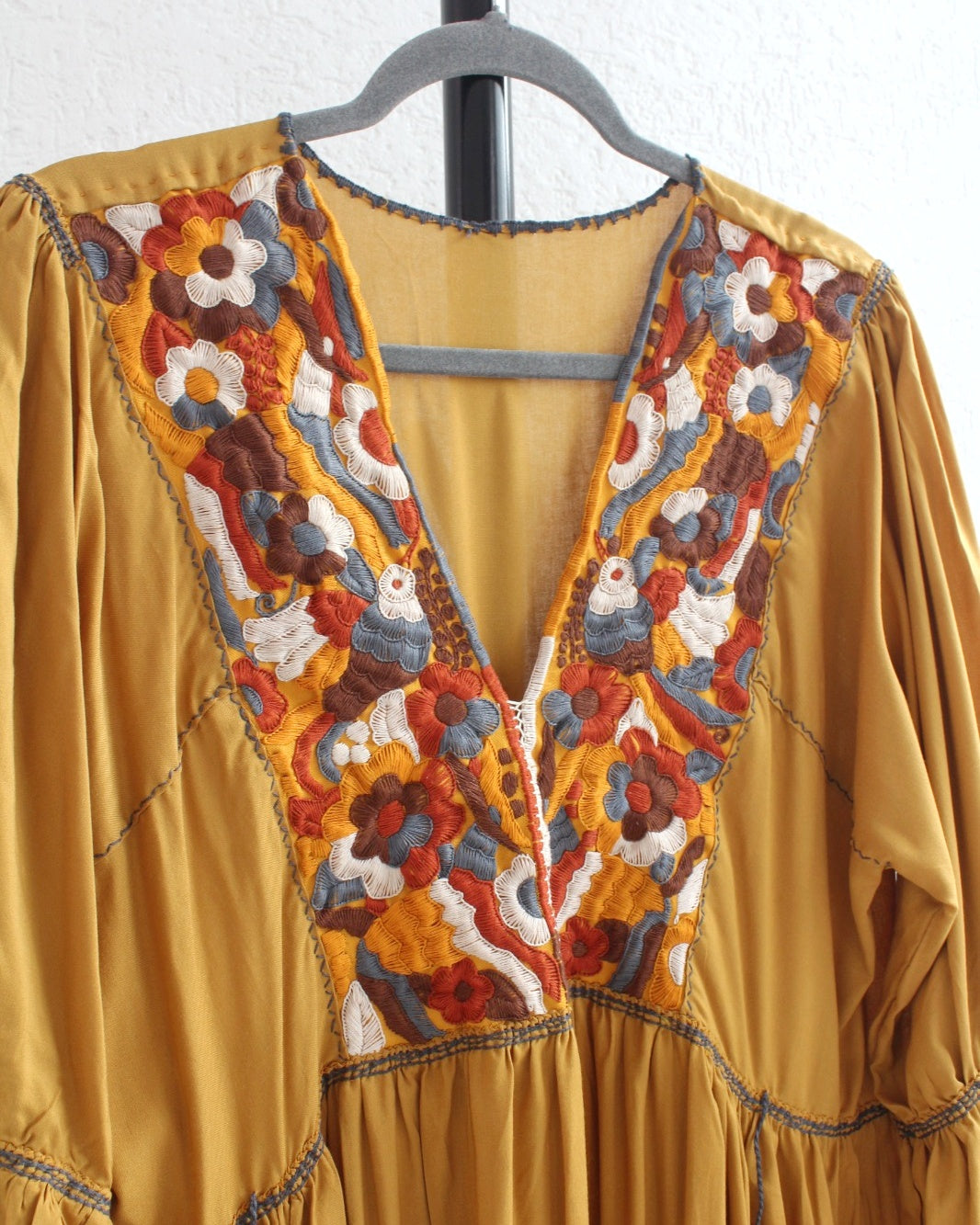 Vestido Blanca Amarillo Colores 2XL