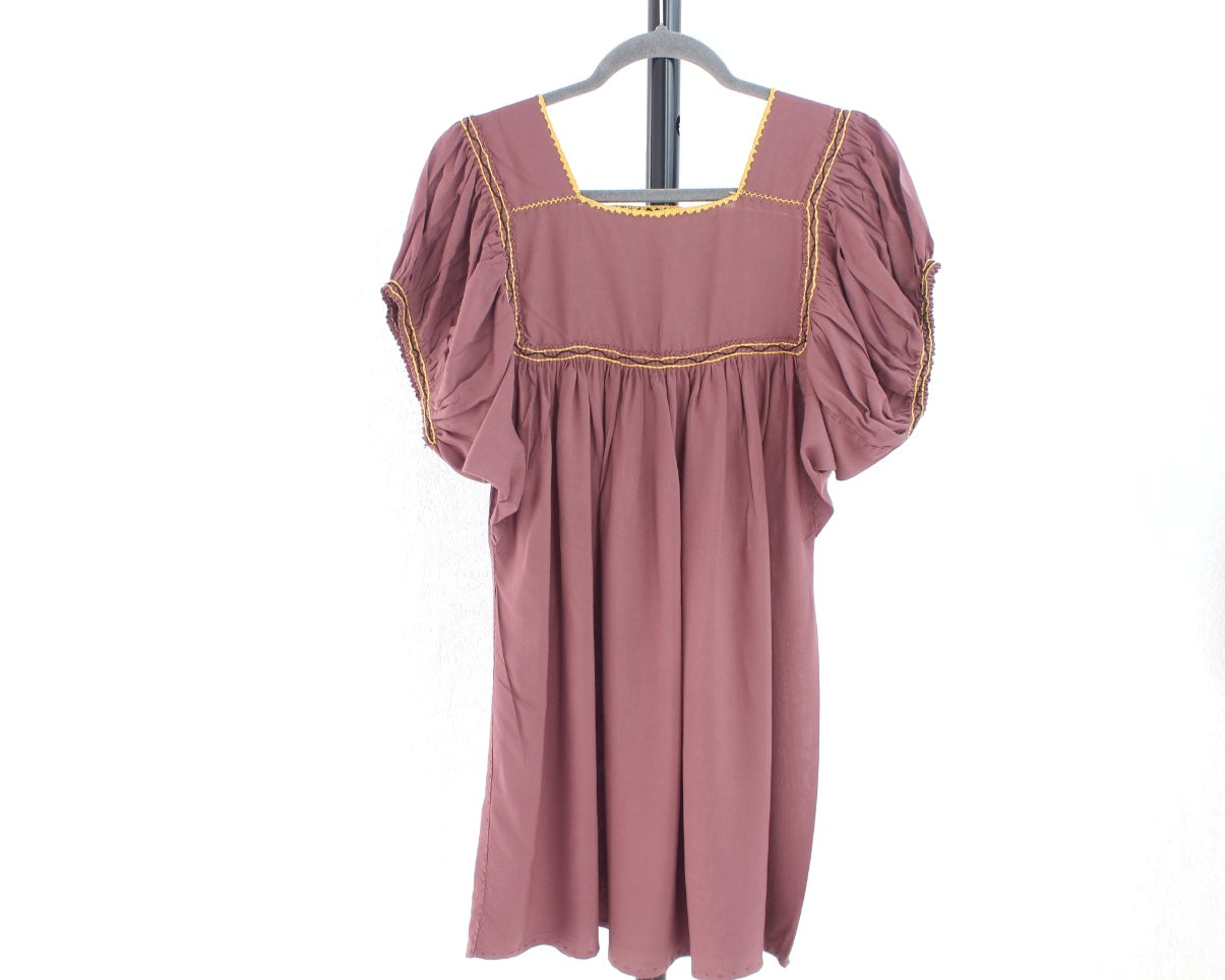Blusa Maya Cafe Amarillo