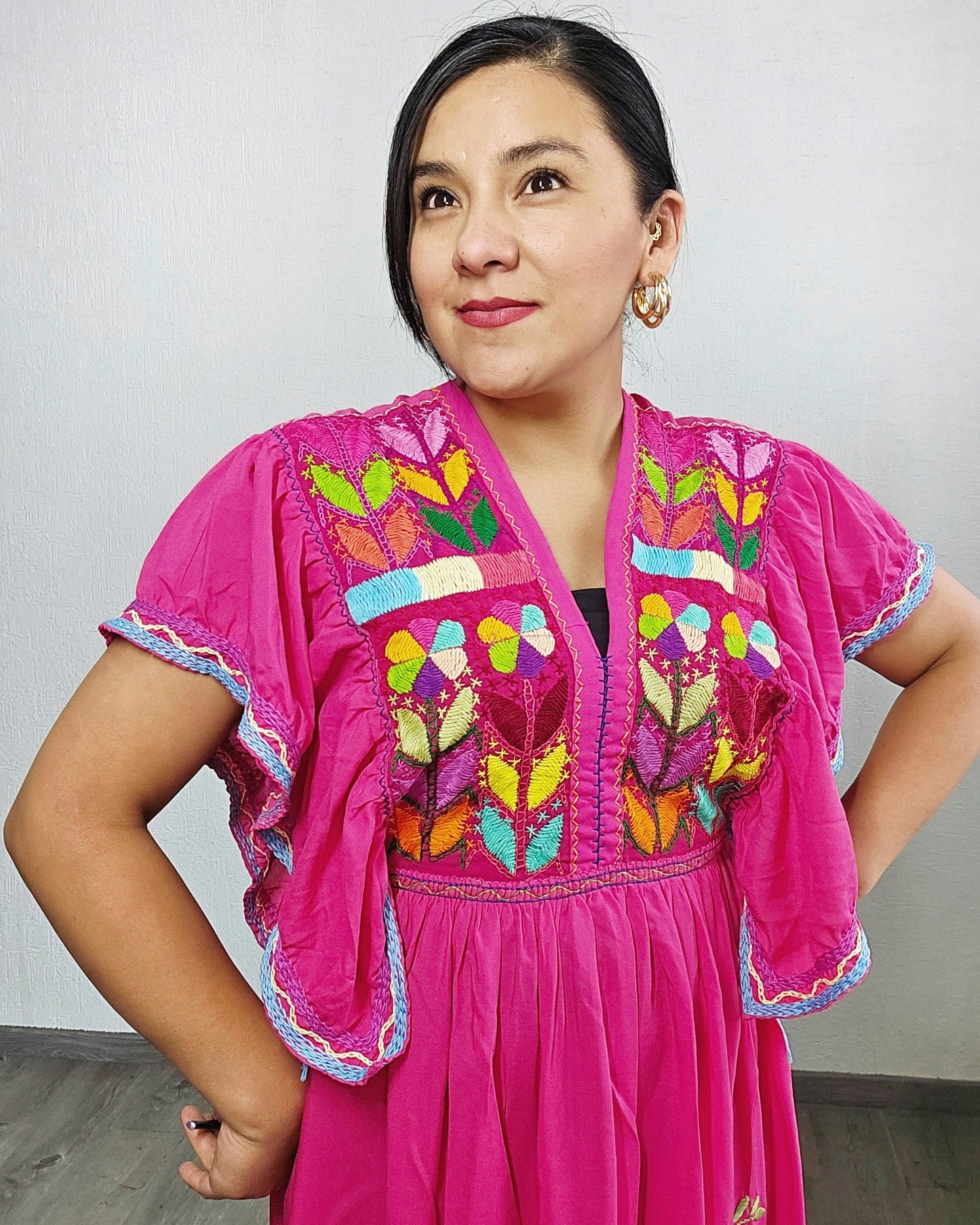 Vestido Milpa Rosa México Colores L / XL
