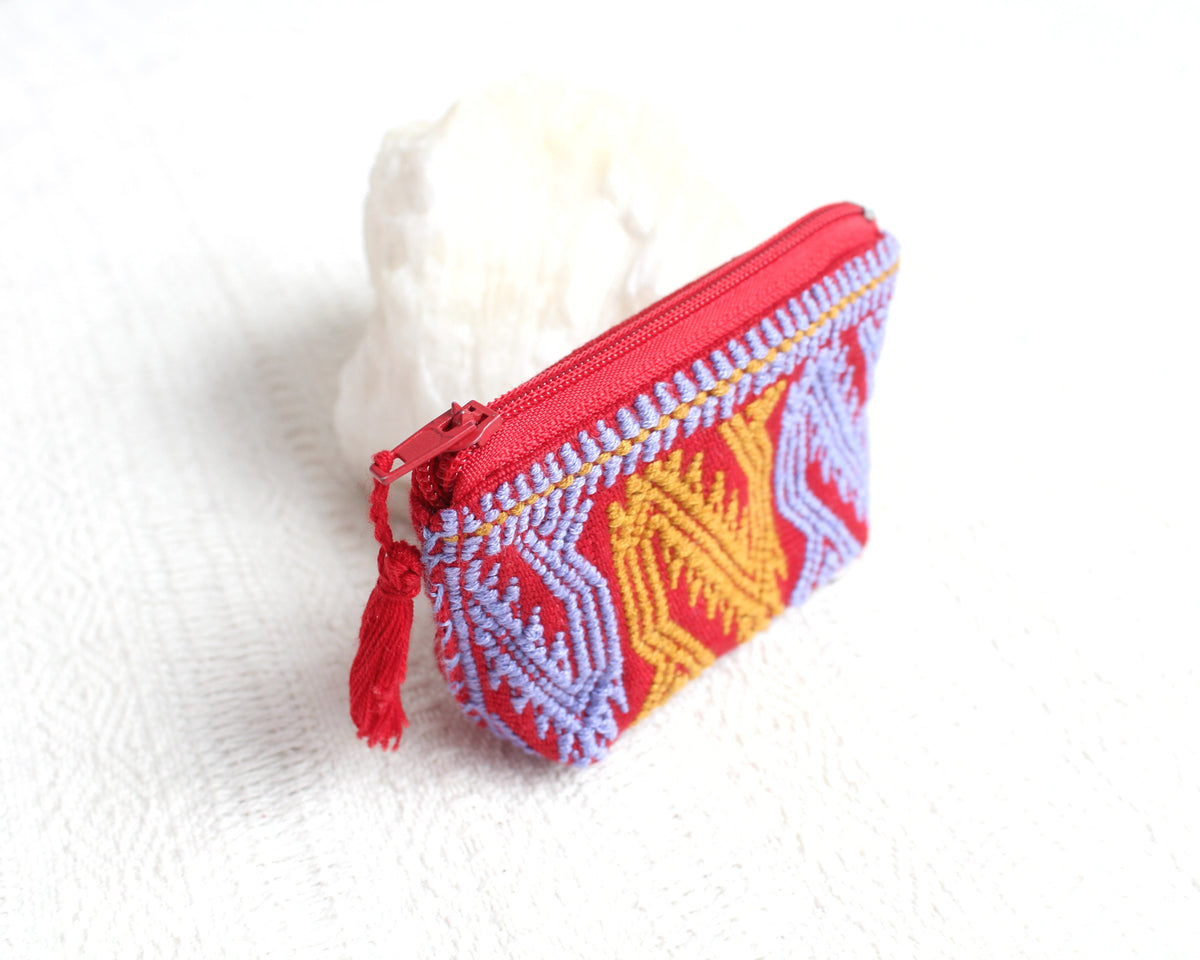 Mini Monedero Quetzalcóatl Rojo Amarillo