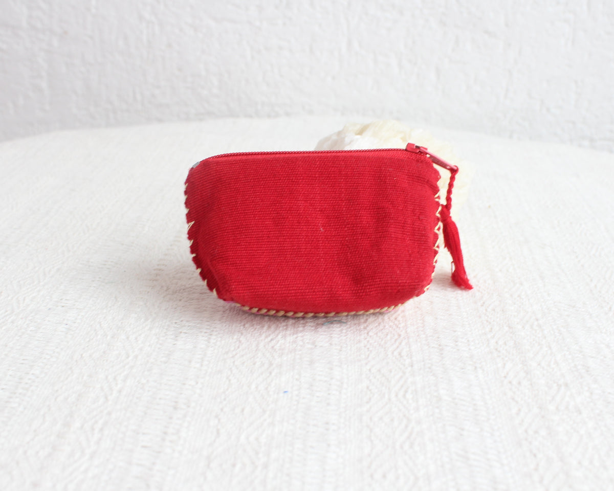 Mini Monedero Cosmos Rojo Rosa