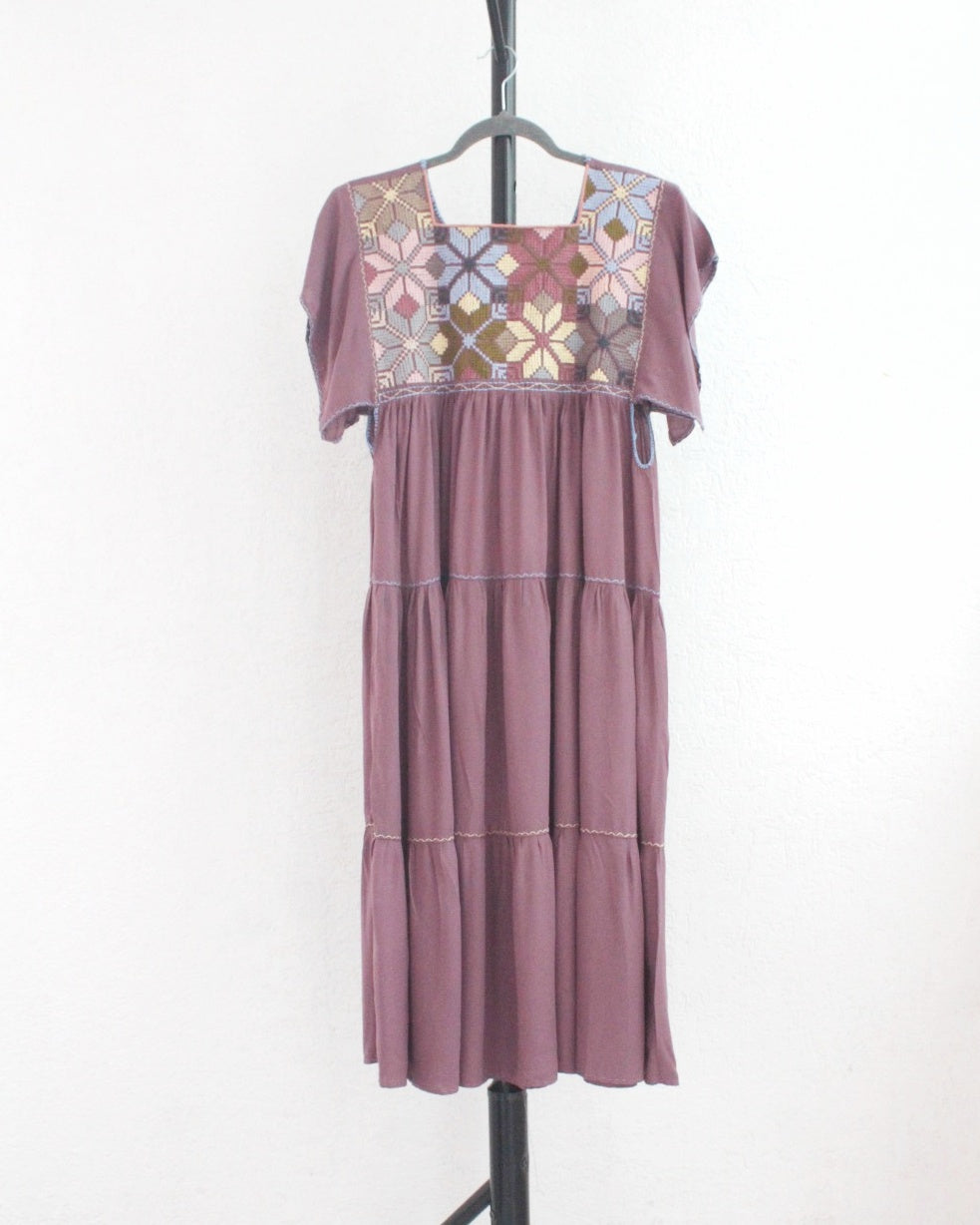 Vestido María * Malva Unitalla