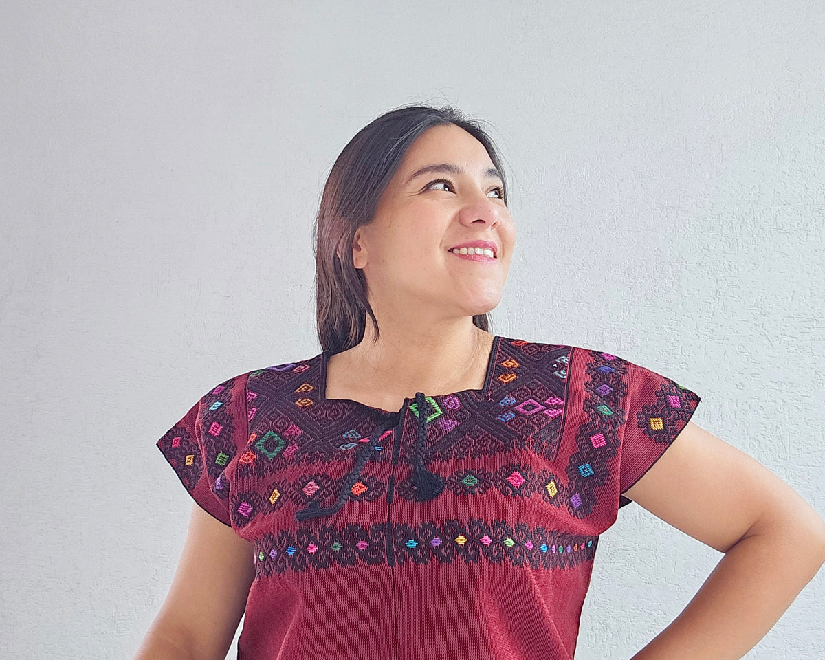 Huipil Aldama Vino Unitalla