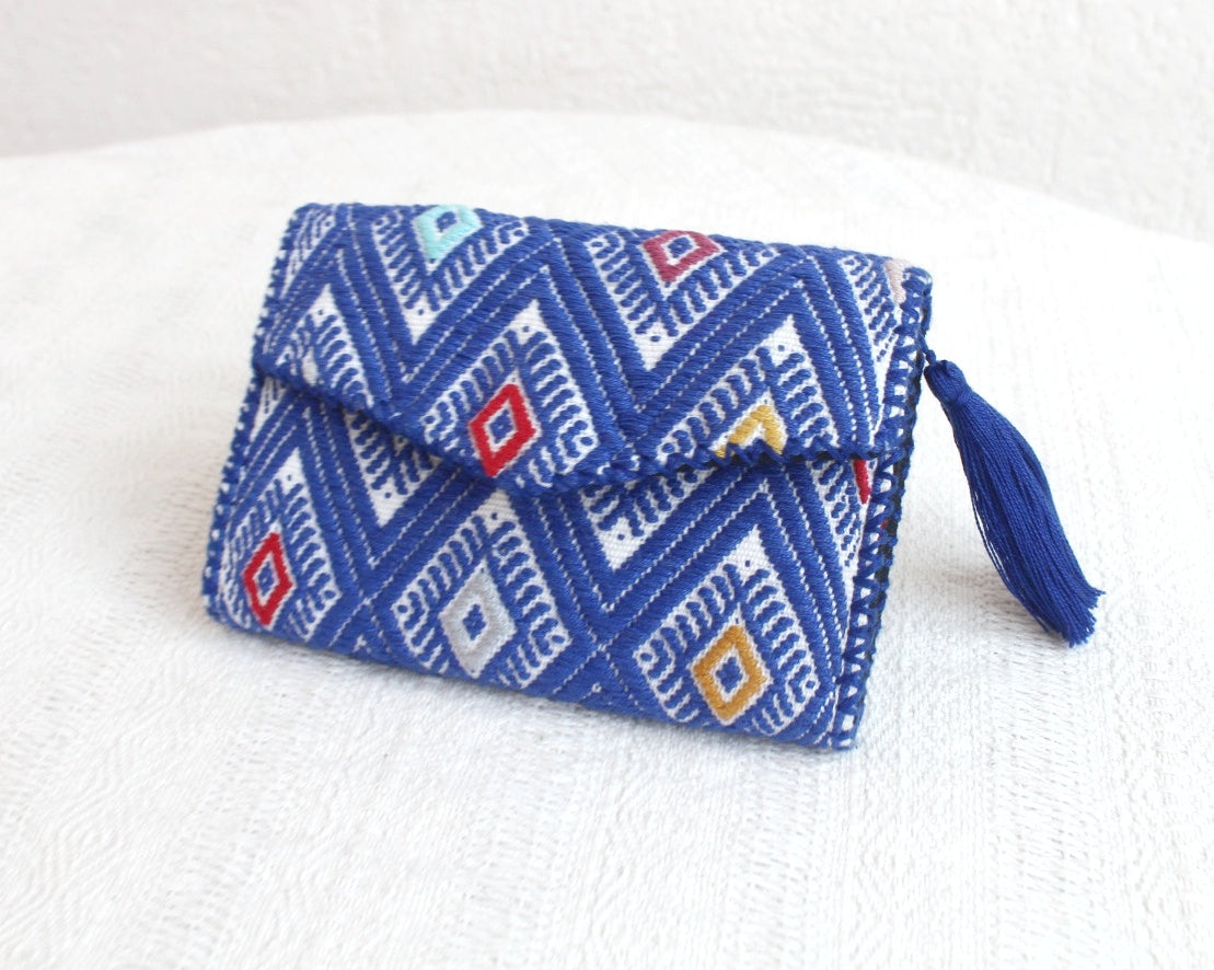 Cartera Estrellas Azul Blanco