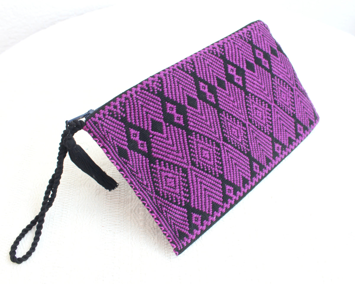 Neceser Flores Morado Negro