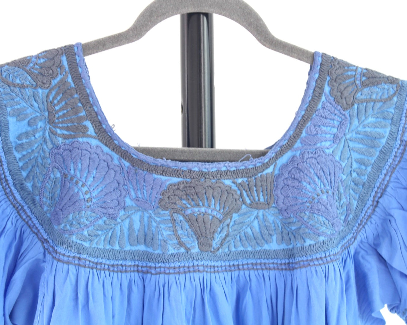 Blusa Aguacatenango Azul Gris