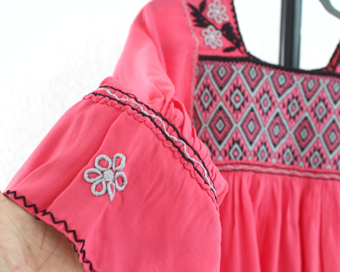 Blusa Maya Coral Blanco