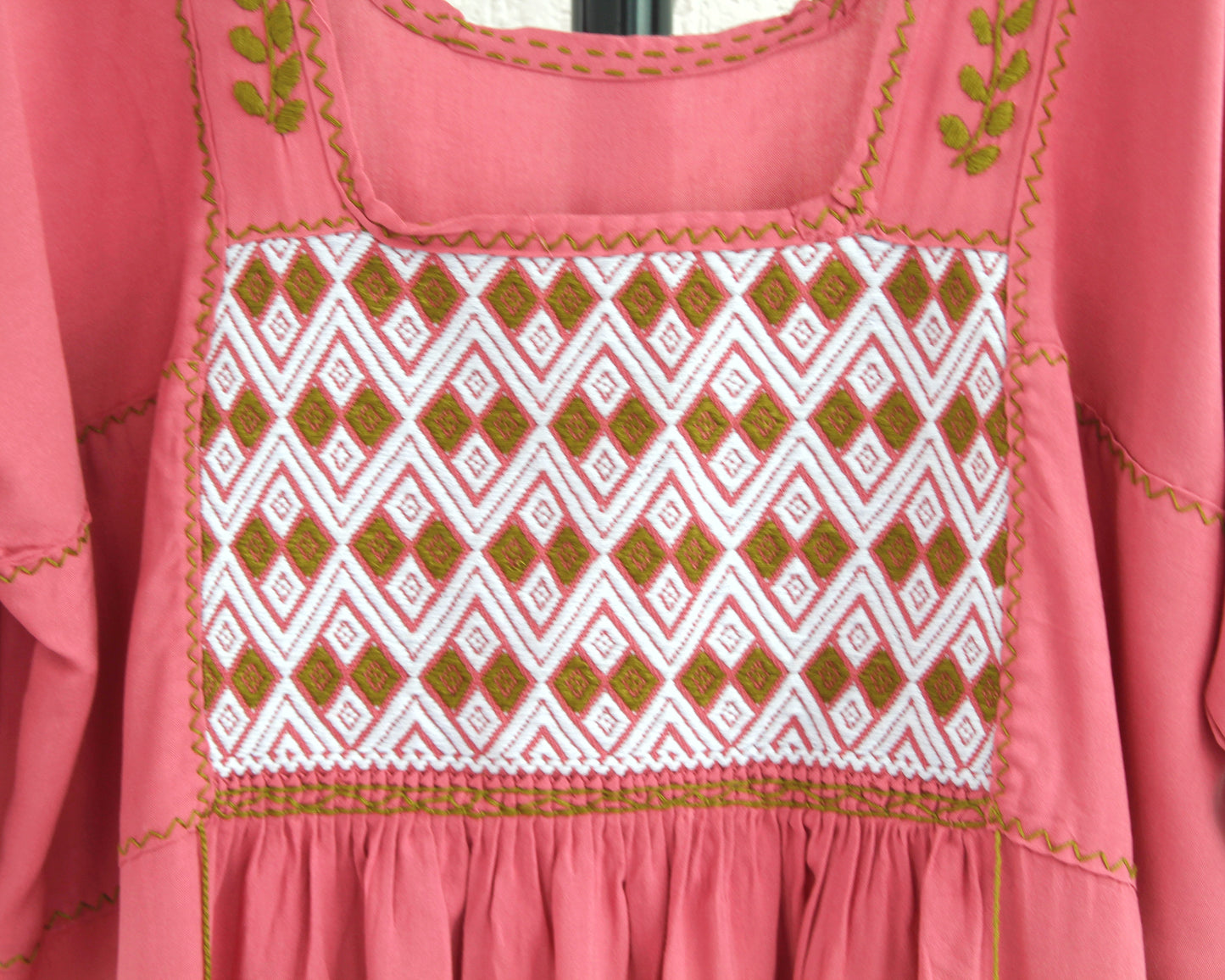 Blusa Julia Coral Blanco Unitalla