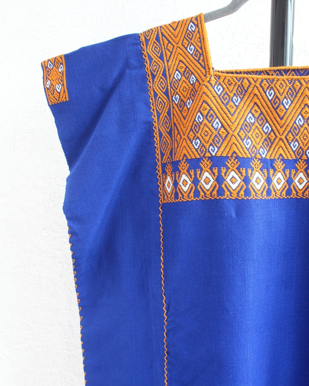 Huipil Larráinzar Azul Amarillo