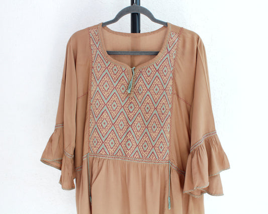 Blusa Dalia Beige Unitalla