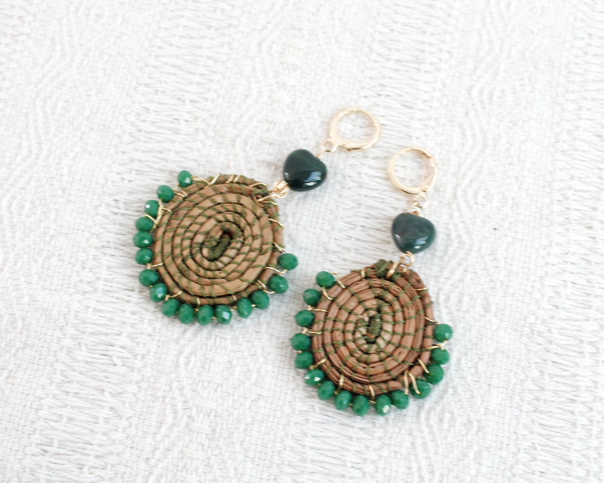 Aretes Ocoxal Verde