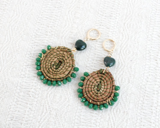 Aretes Ocoxal Verde