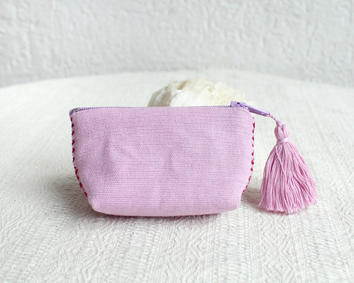 Mini Monedero Estrellas Bugambilia Rosa