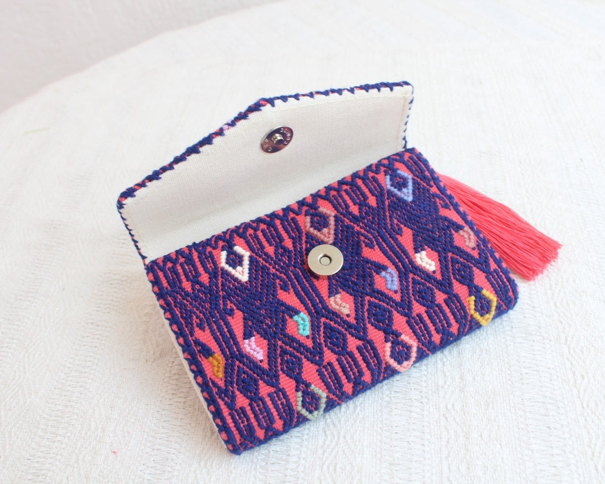 Cartera Madre Morado Rosa