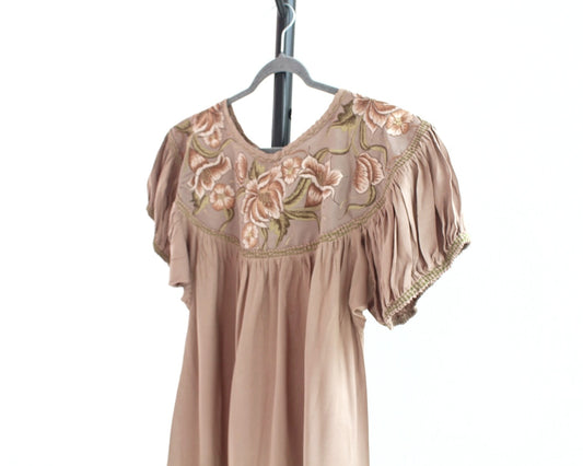 Blusa Abigail Flores Beige XL - XXL