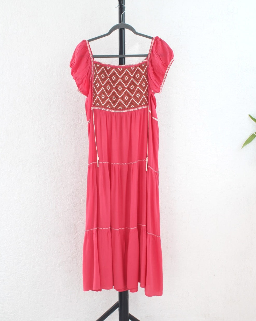 Vestido Gloria Coral Blanco Ch M L