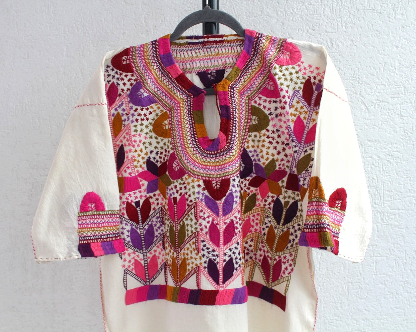 Blusa Milpa CH - M Rosa Verde Morado
