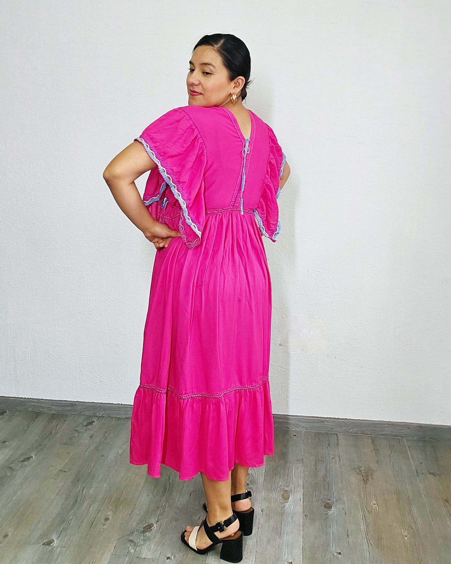 Vestido Milpa Rosa México Colores L / XL