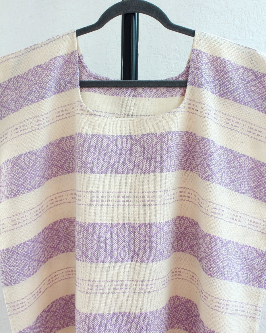 Huipil Soledad Lila Natural XL XXL