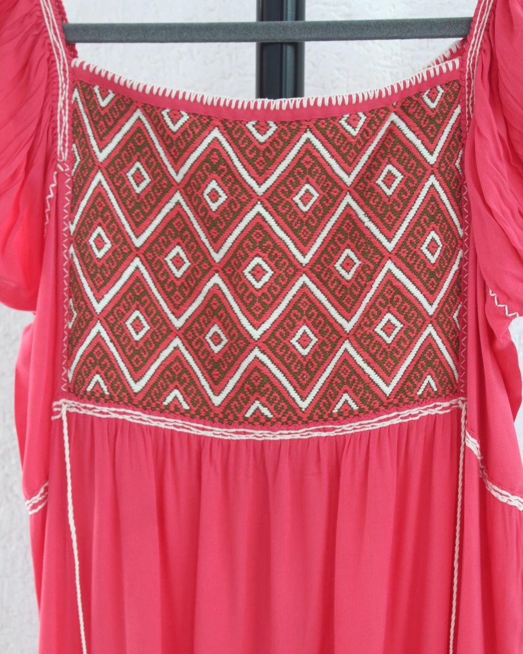 Vestido Gloria Coral Blanco Ch M L