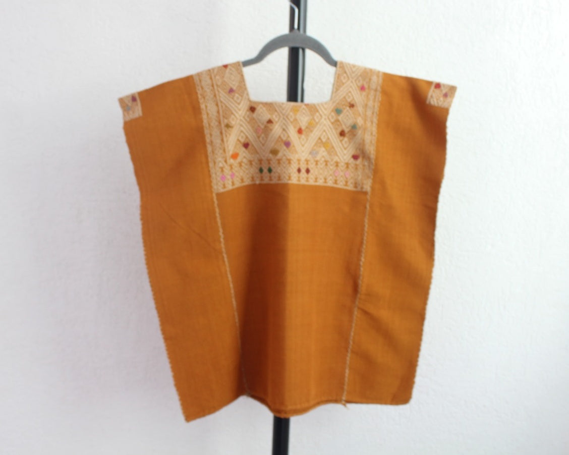 Blusa Huipil Pejel Amarillo