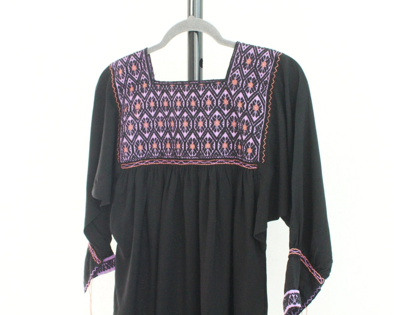 Blusa Elena Negro Morado Unitalla
