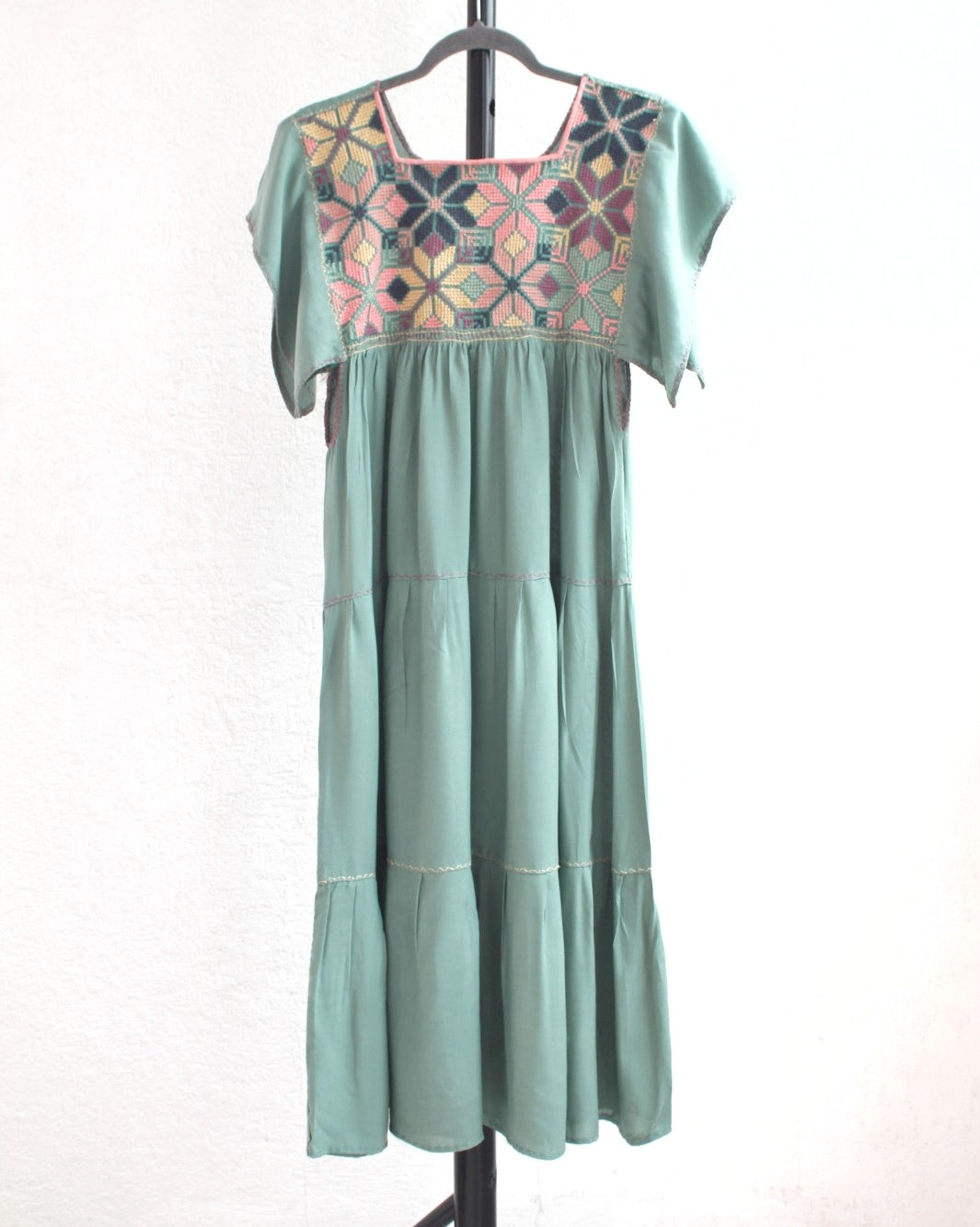Vestido Maria Holanes Menta Colores Unitalla