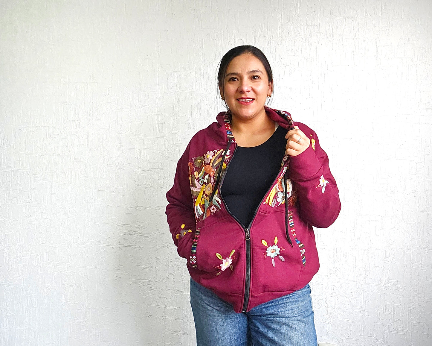 Sudadera XL Tenangos Vino
