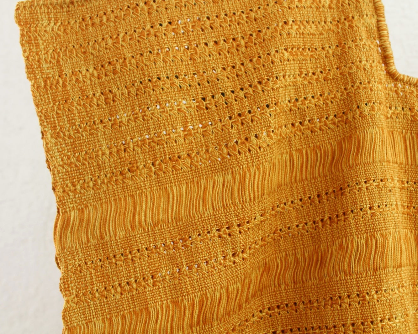 Blusa Huipil Zinacantán Amarillo