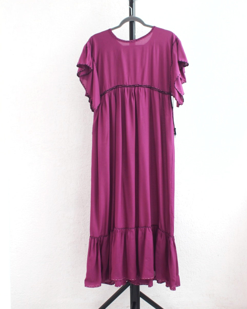 Vestido Margarita Estrellas Violeta  XL - XXL