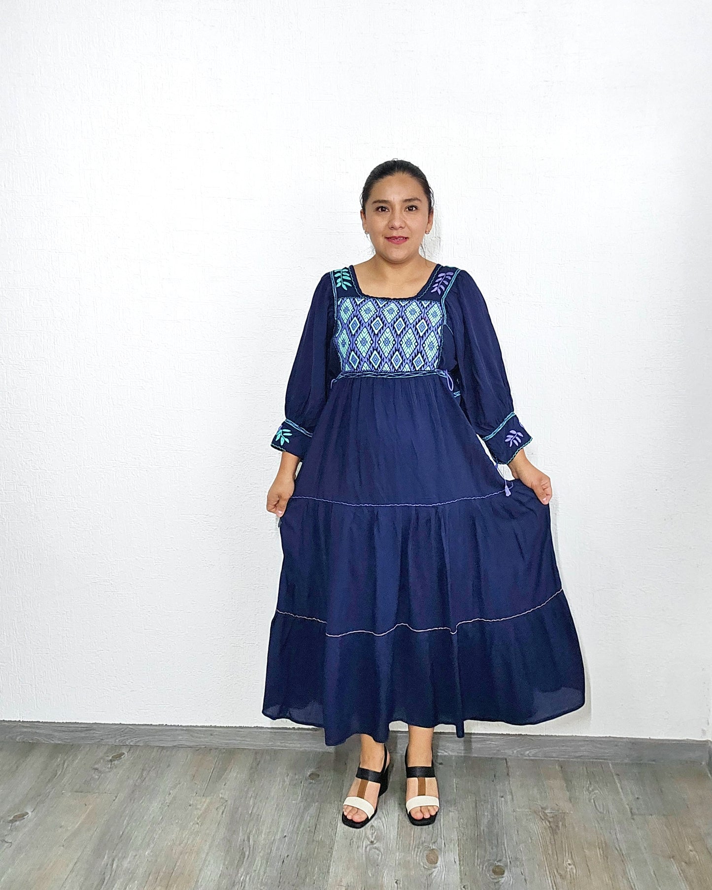 Vestido Elena Azul Marino Unitalla