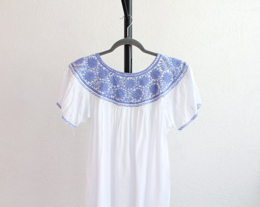 Blusa Aguacatenango Blanco Lila