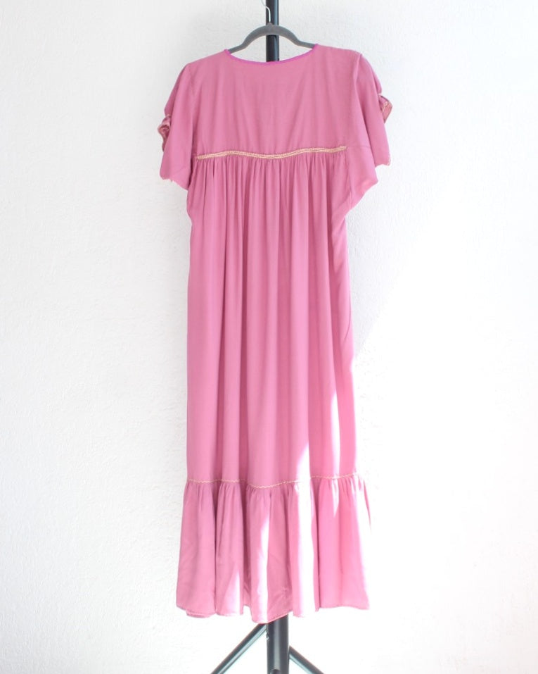 Vestido Rococo Rosa Beige  L , XL , 2XL