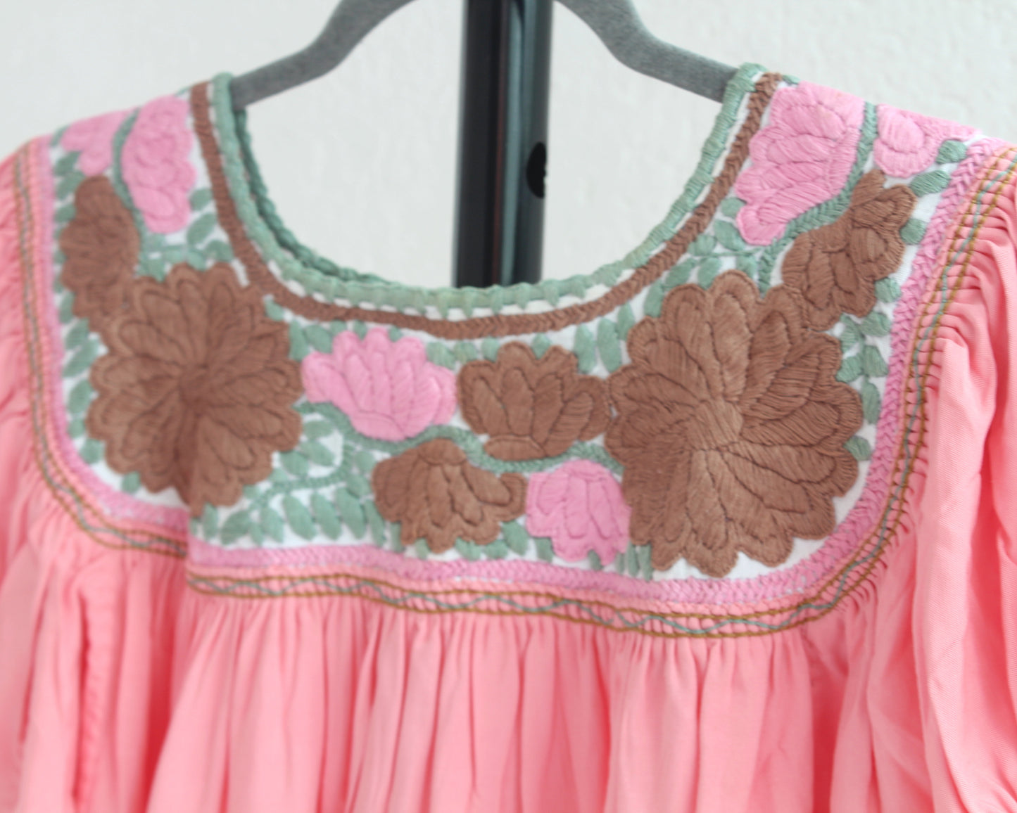 Blusa Aguacatenango Rosa Café Menta