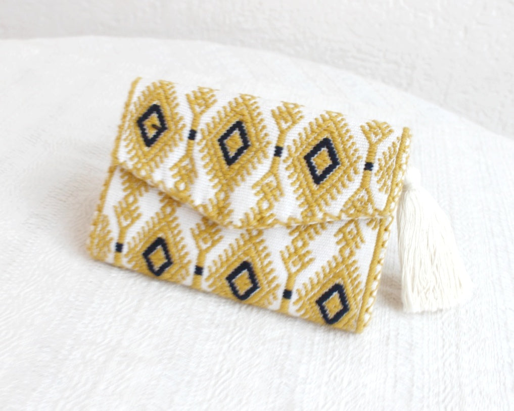 Cartera Estrellas con Coronas Amarillo Blanco