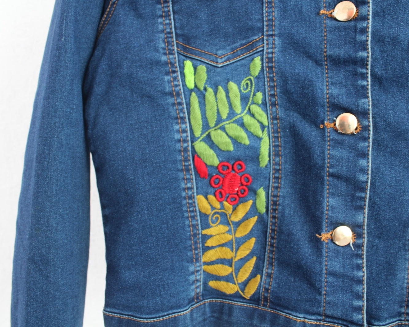 Chamarra Mezclilla L Rococo Colores