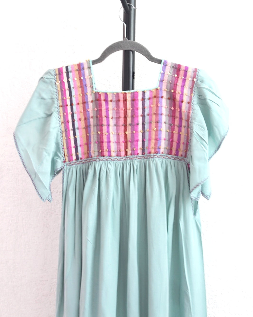 Vestido Nuditos Menta Rosa