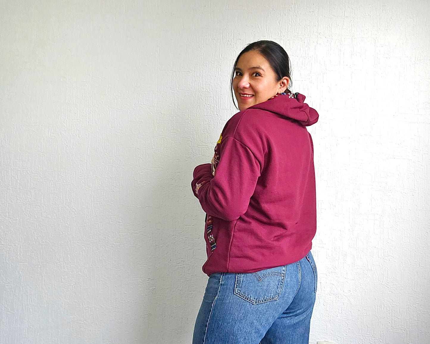 Sudadera XL Tenangos Vino
