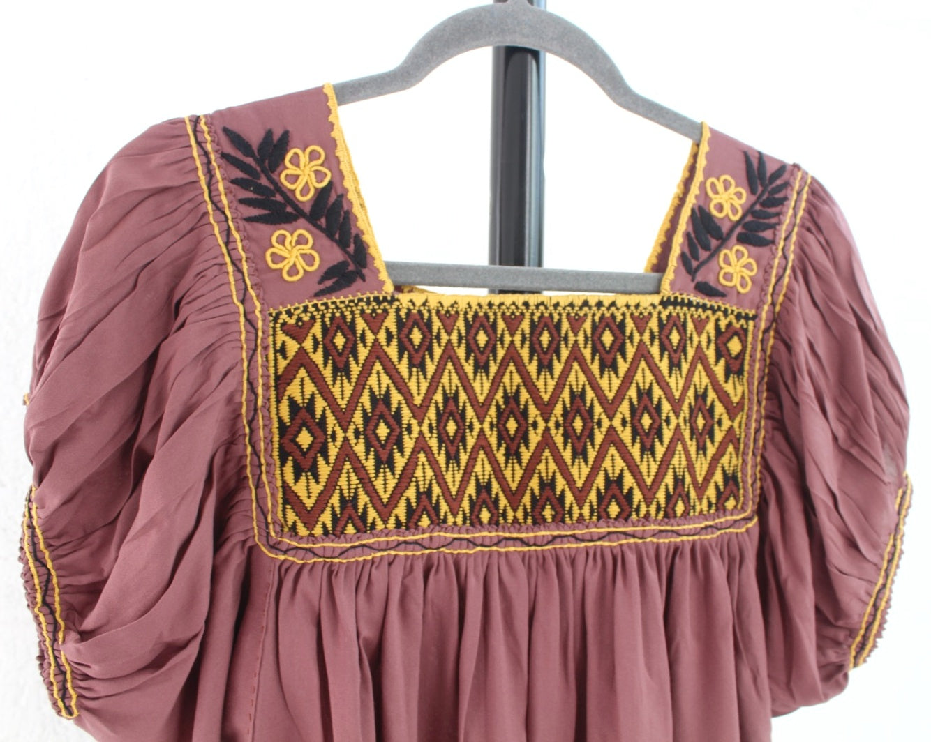 Blusa Maya Cafe Amarillo