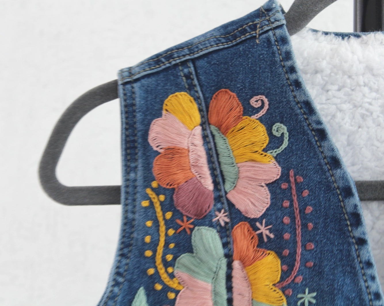 Chaleco Mezclilla Café Coral Unitalla