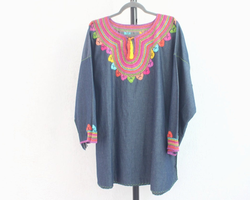 Blusa Imelda Mezclilla 2XL