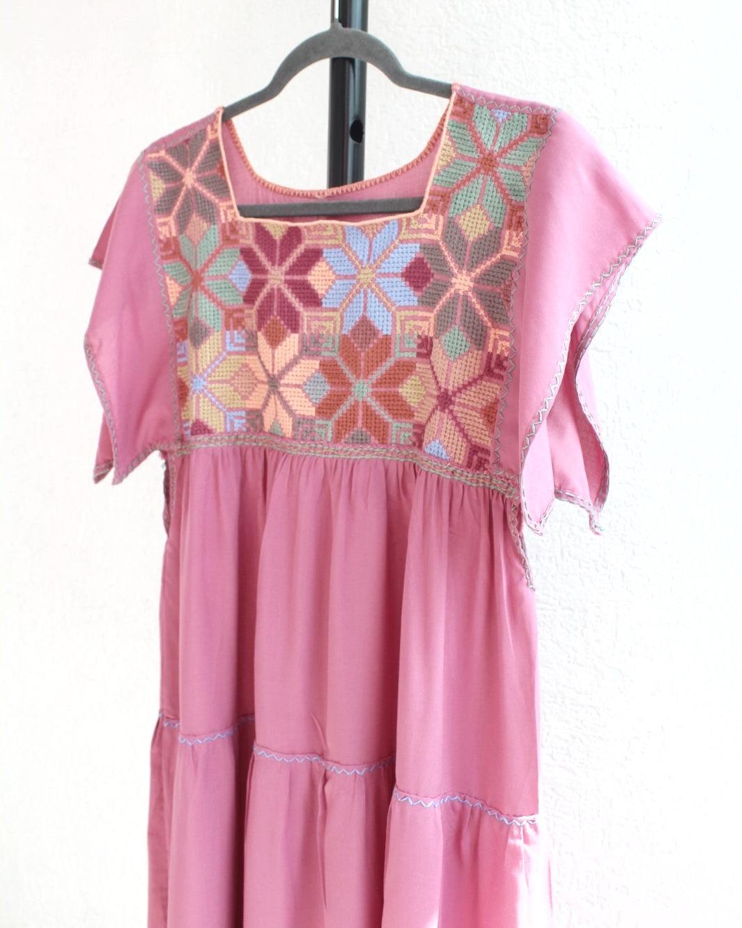 Vestido Maria Holanes Rosa Unitalla