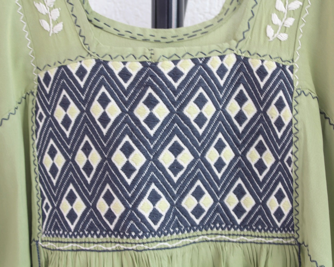 Blusa Julia Verde Azul Unitalla