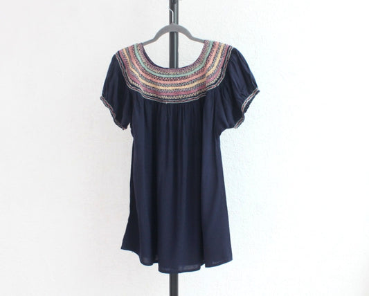 Blusa Catalina Negro Rosa Menta Unitalla