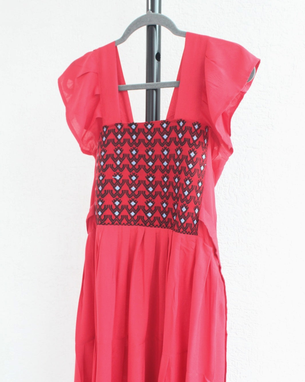 Vestido Anita Corto Rojo Ranas