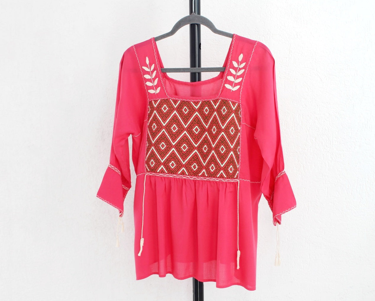 Blusa Julia Coral Blanco Unitalla