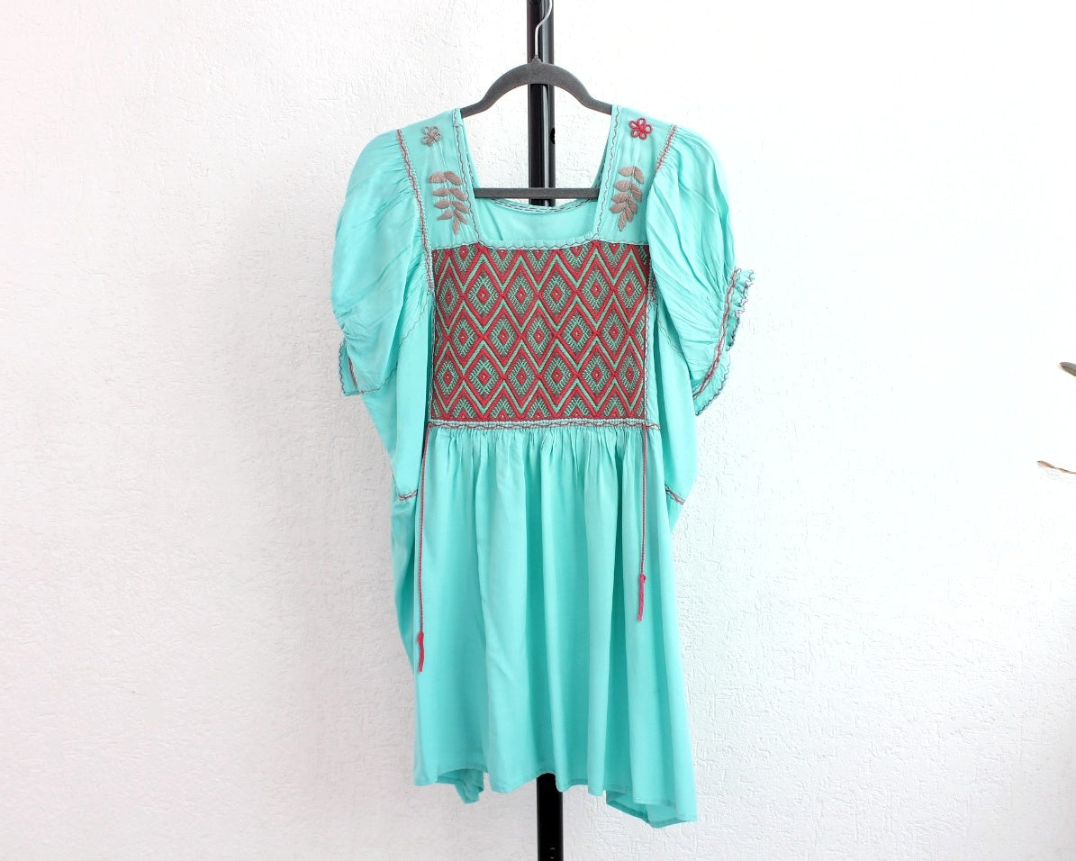 Blusa Juana Turquesa Rosa 2XL